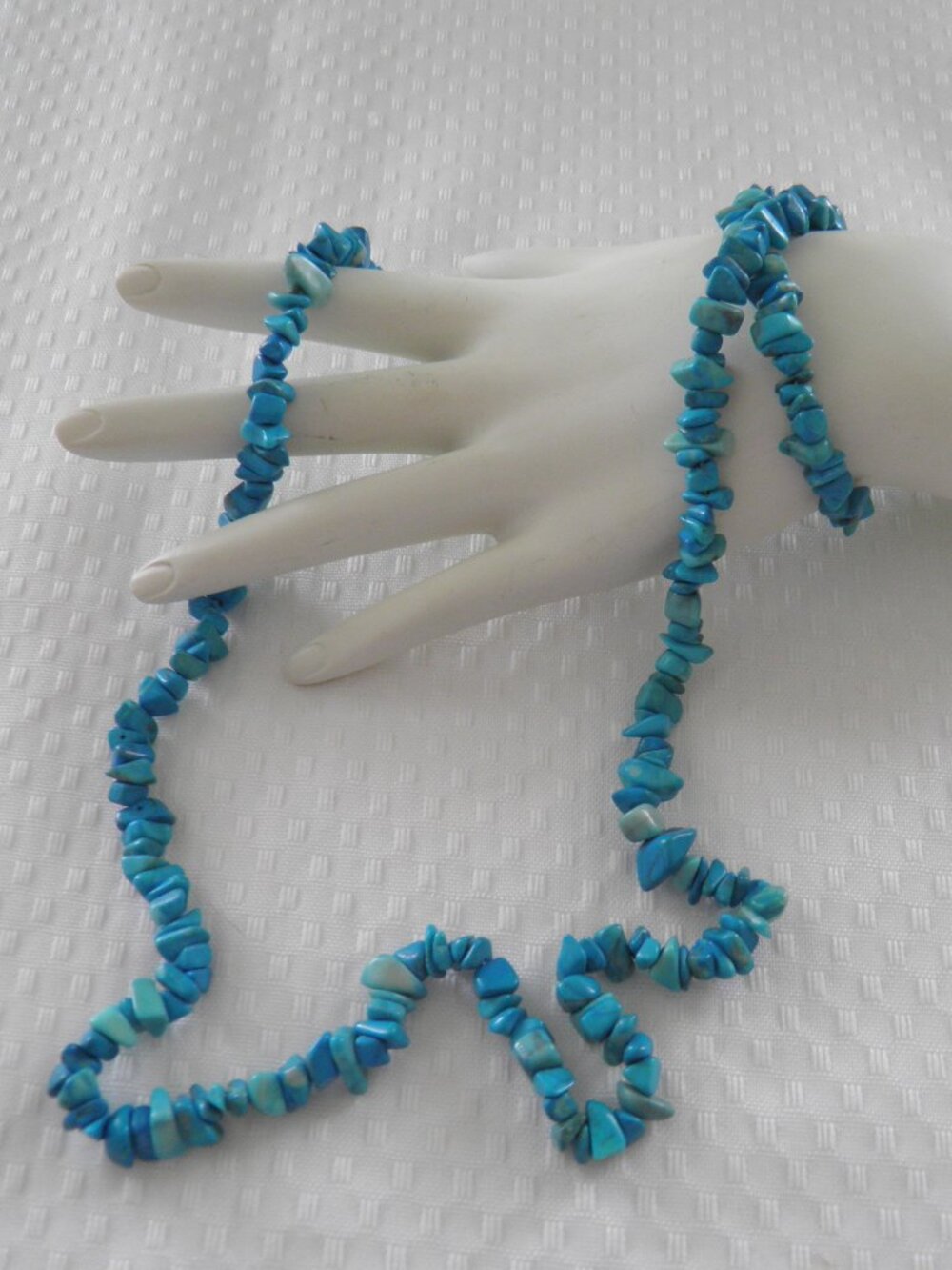 Blue Chip Stone Necklace